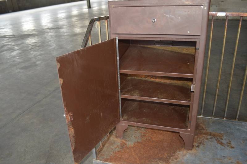 Brown Metal Cabinet