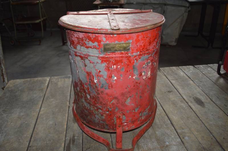 Red Metal Can