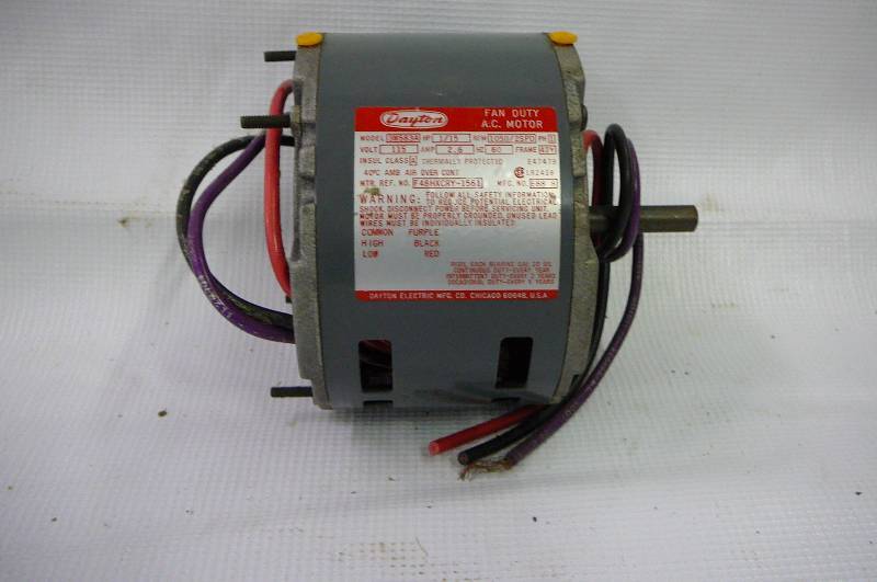 Dayton Fan Duty A.E. Motor
