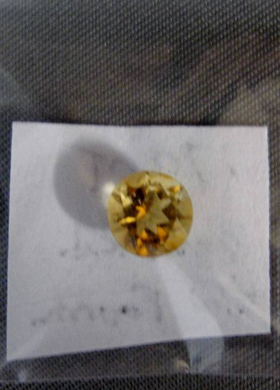 Yellow Round TOURMALINE