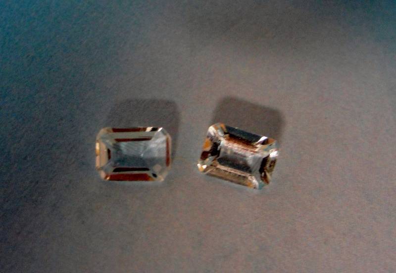 Emerald Cut Pair of BLUE TOPAZ