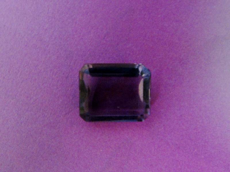 Emerald Cut Purple AMETHYST