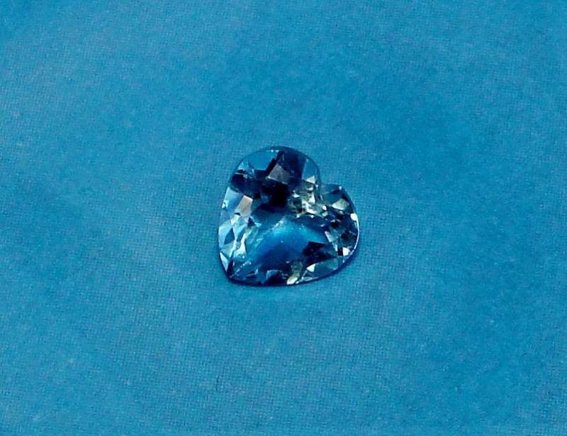 Heart Shaped BLUE TOPAZ