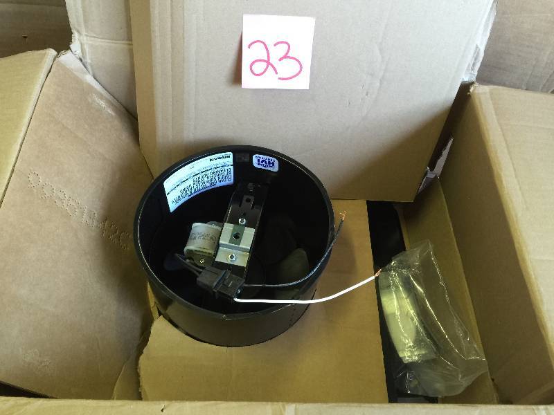 lot 23 image: Broan 180 CFM Through-the-Wall Exhaust Fan  Model # 509 new