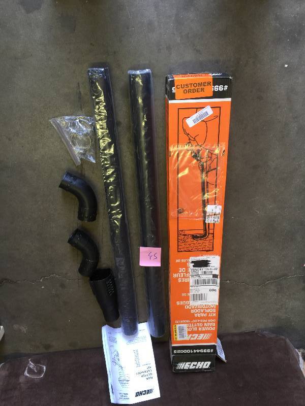 lot 53 image: Echo Rain Gutter Cleaning Kit  Model # 99944100025 new
