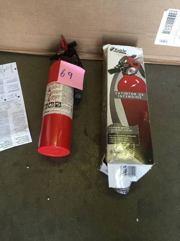 lot 69 image: Kidde Multi Purpose Fire Extinguisher New