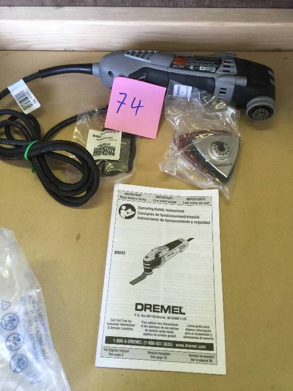 lot 74 image: Dremel Multi-Max Oscillating Tool Kit
