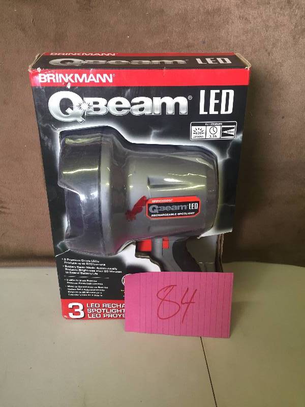 lot 84 image: Brinkmann Q-Beam LED Rechargeable Spotlight
