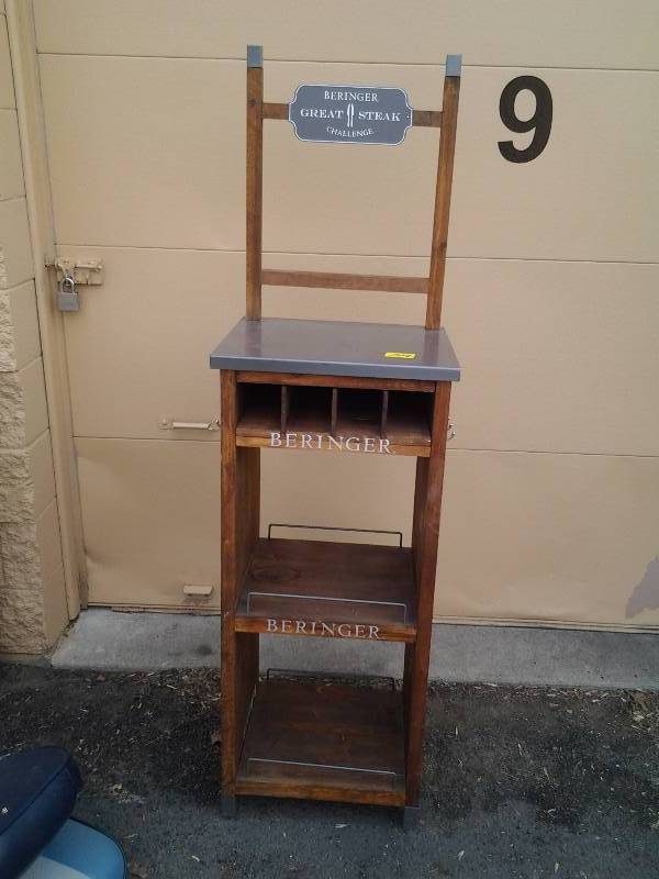 lot 33 image: Beringer Stand Up Wine RackDisplay
