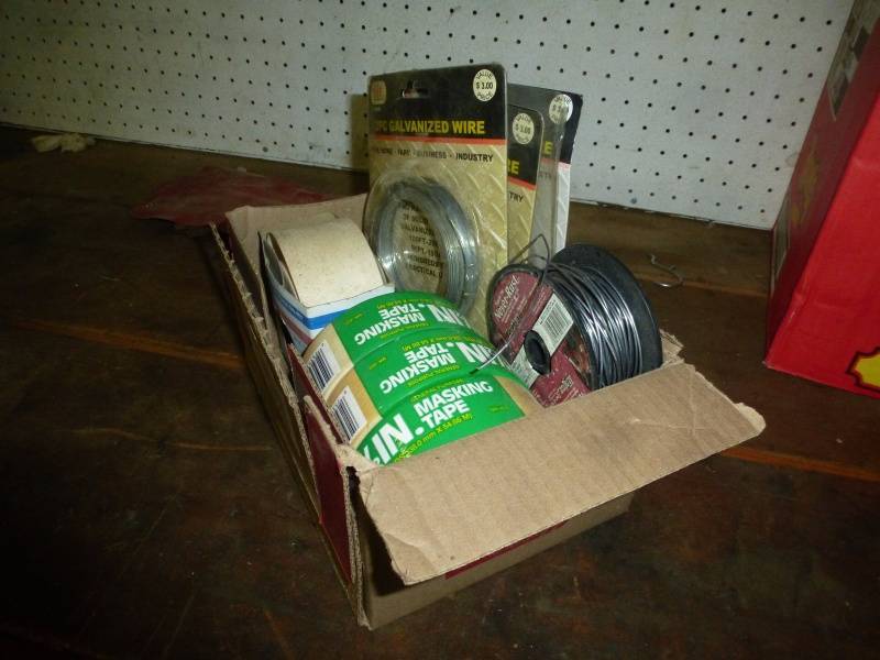 lot 126 image: Blitzer Fencer Galvanized wire and Masking Tape