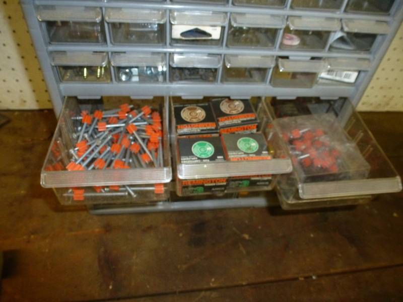 lot 150 image: Gray Fastener Storage box
