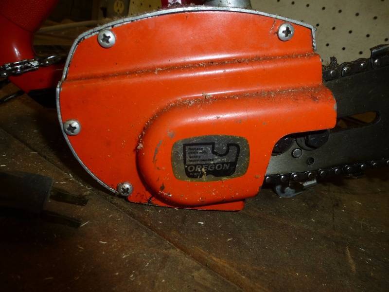 lot 161 image: Sewer Tape & Chain Saw