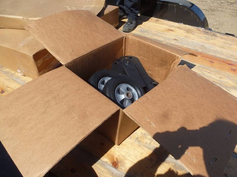 lot 15 image: Cycle Country Tow Behind Rake Parts