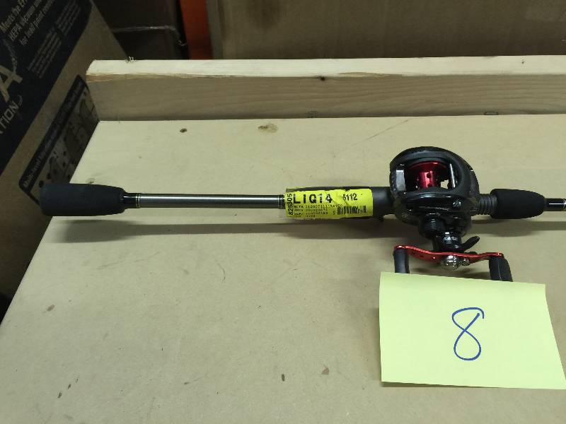 lot 8 image: Pinnacle Power Tip Gold Spin Rod 66 2 Piece Medium PTG661SPM
