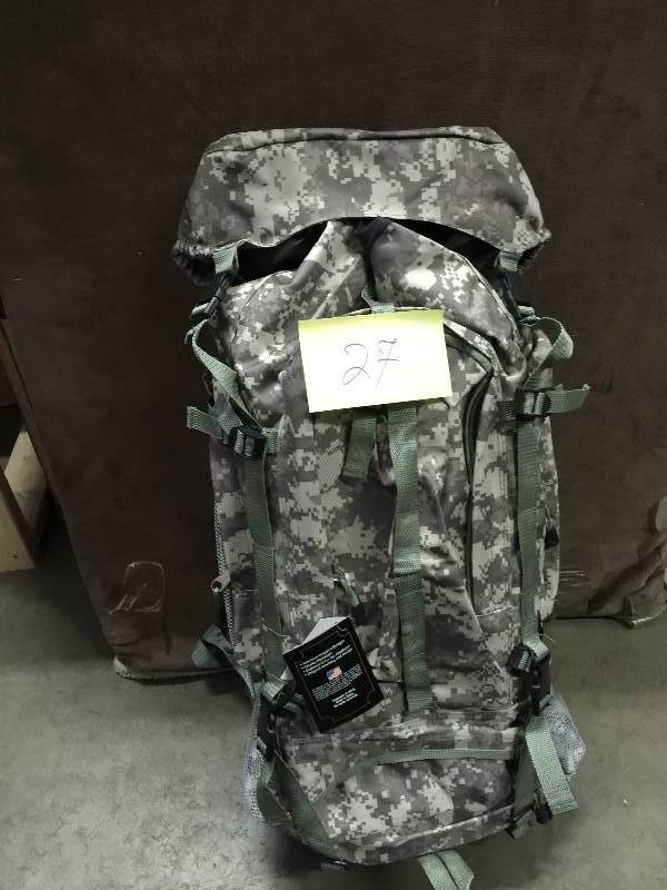 lot 27 image: Camping Back Pack
