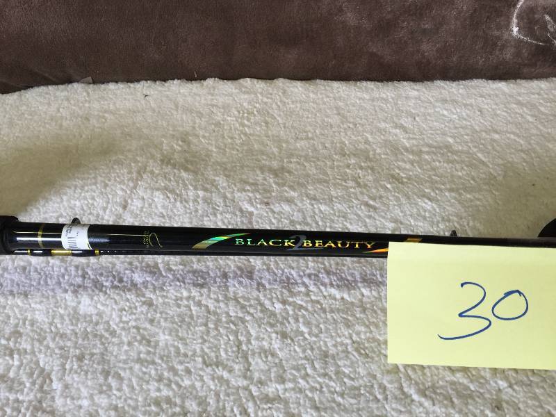 lot 30 image: Black Beauty Spinning Rod (8, 2-Piece) KIT