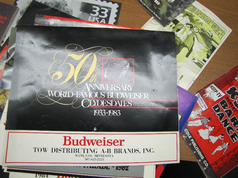 lot 22 image: Budweiser Calendars years ago