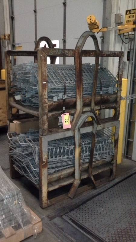 (2) Stackable Bins with Contents