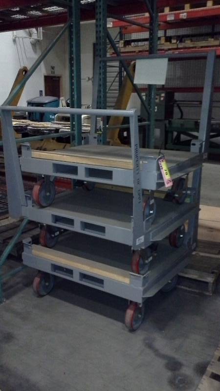 (3) Industrial Carts
