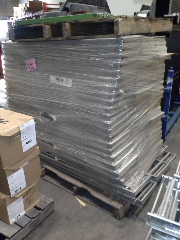 Span-Track by Unex Shelf-Less Carton Flow Tracks (About 80)