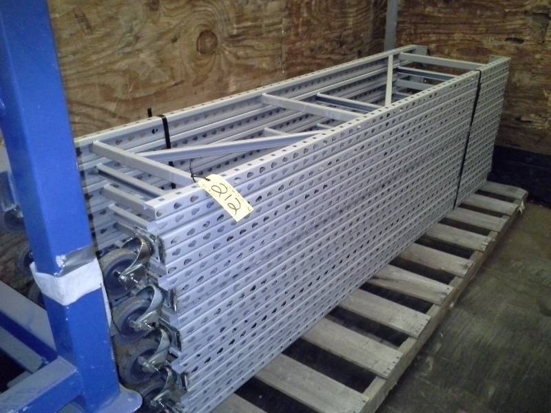 (10) Uprights for Rolling Shelving