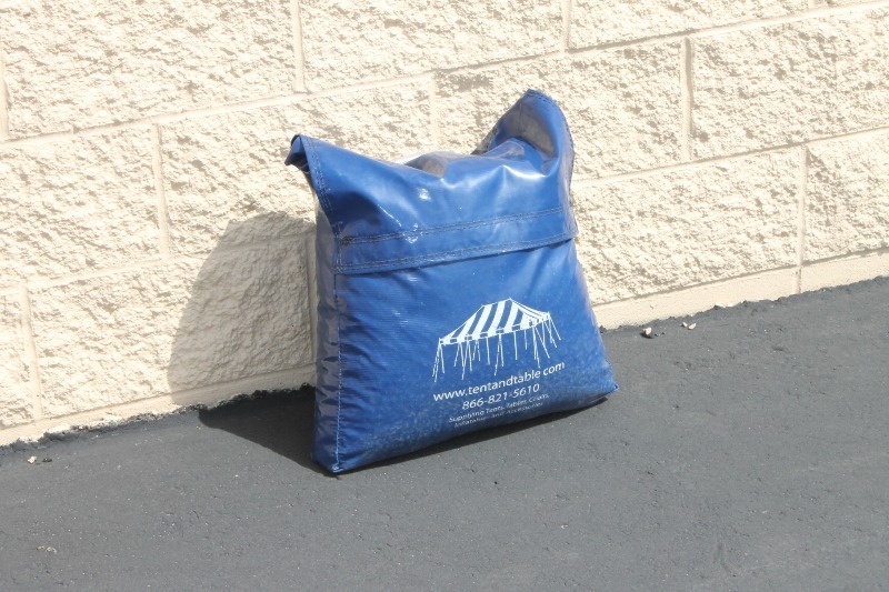 lot 37 image: BLUE Tent and Table Weight Bag
