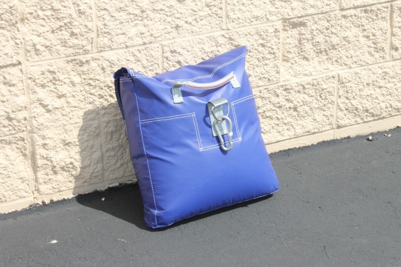 lot 43 image: BLUE Tent and Table Weight Bag