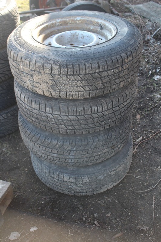lot 6 image: Goodyear Tires on Wheels
