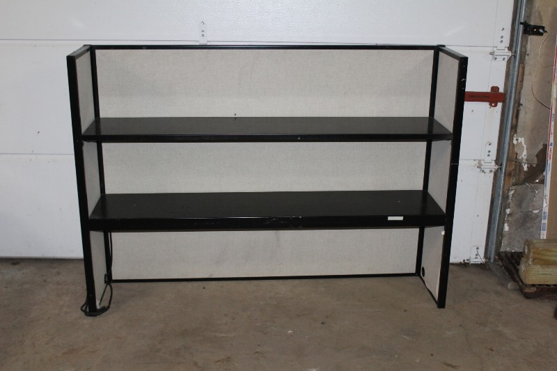 lot 25 image: Desktop Shelving