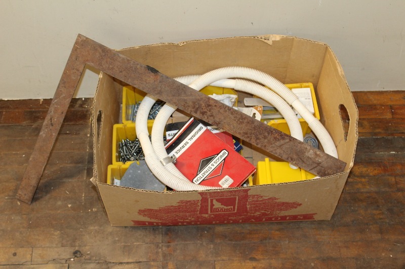 lot 107 image: Box of Hardware