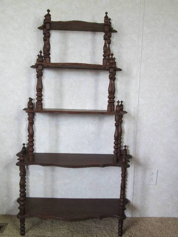 Walnut Knick Knack Shelf