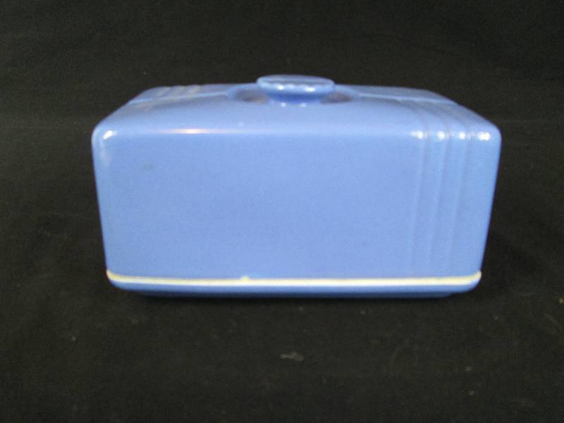 Hall Blue Westinghouse Refrigerator Covered Butter Dish