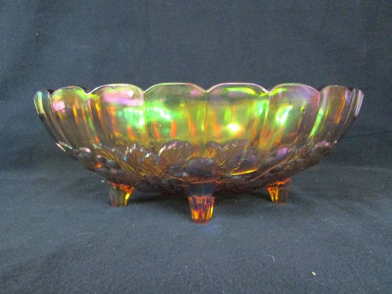 Indiana Carnival Glass Harvest Grape
