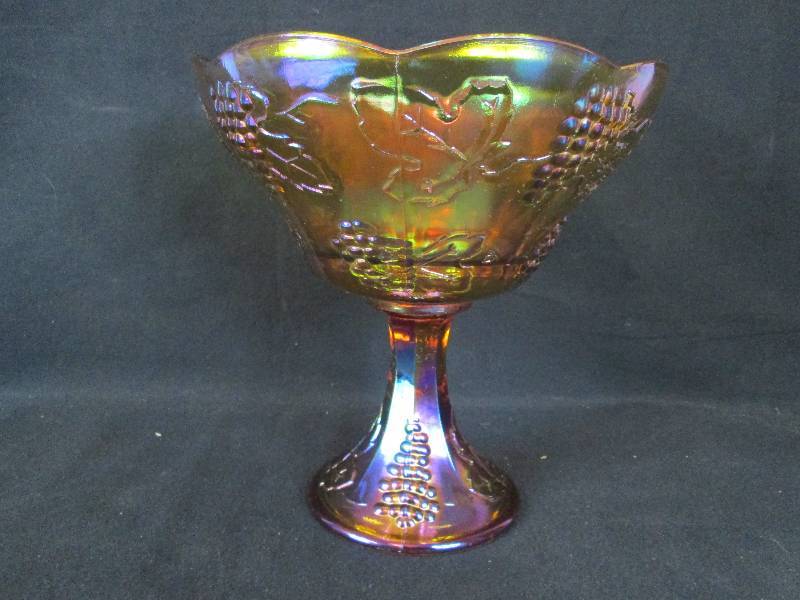 Indiana Carnival Glass Harvest Grape