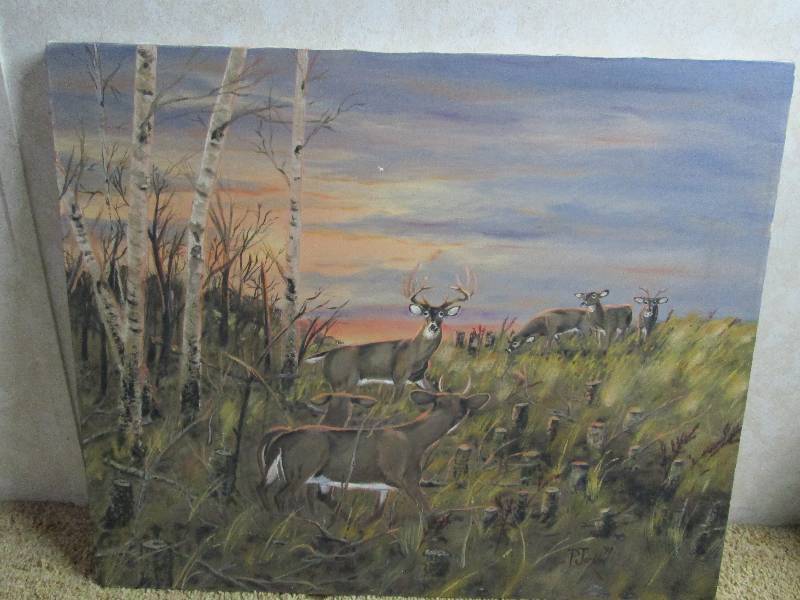 Paul R Jordan Original Wild Life Painting