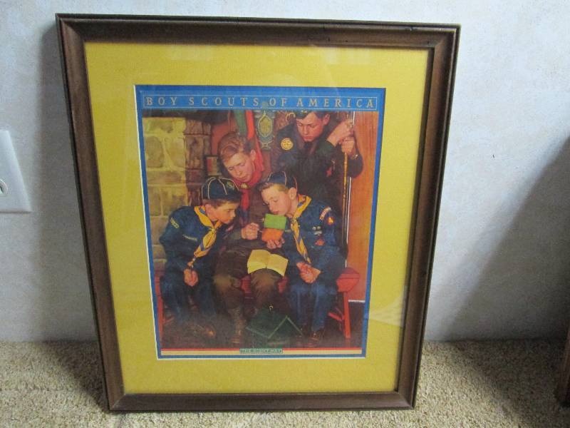Norman Rockwell Scouts  Print