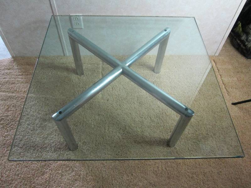 Modern Glass & Chrome CoffeeEnd Table