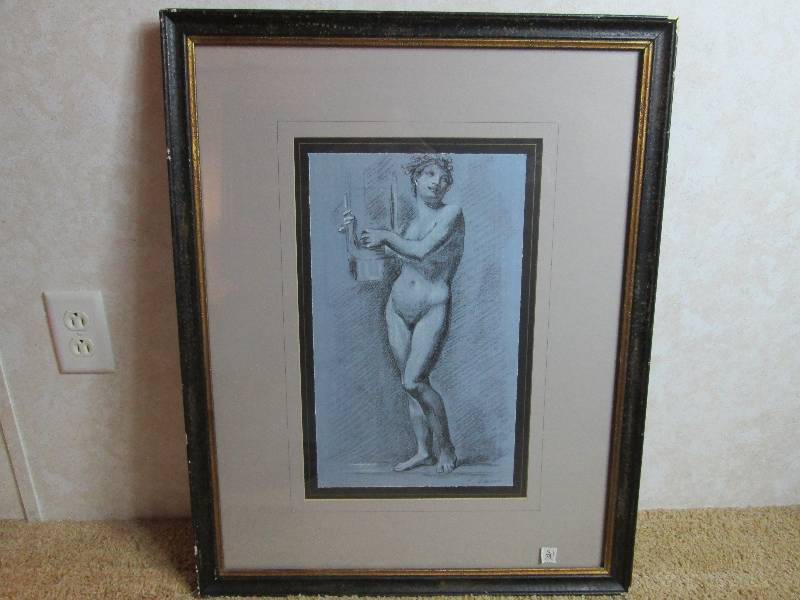 Muses in Grey 2 Print