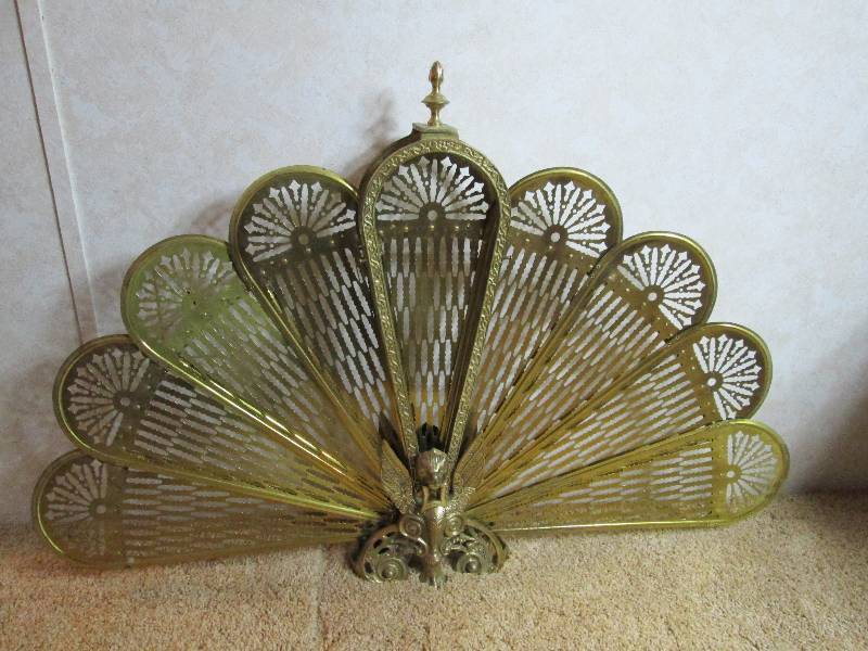 Solid Brass Fire Place Fan
