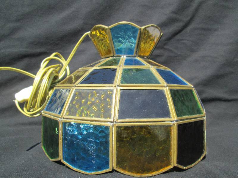 Stained Glass Hanging Light