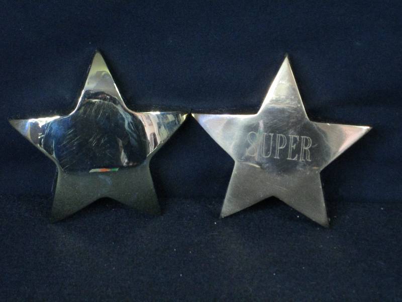 2 Brass stars