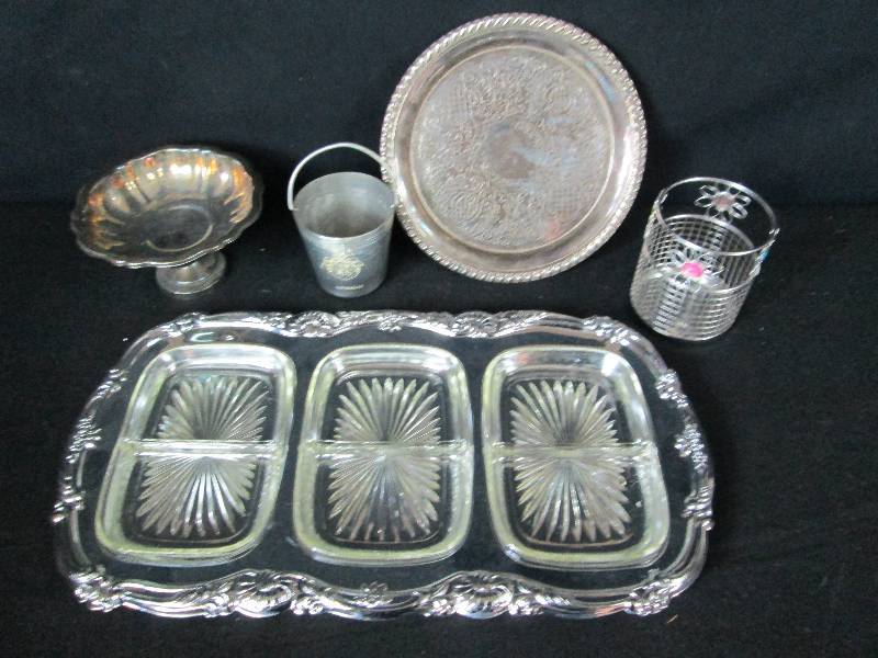 Metal & Sliver Plated Plates