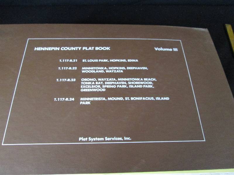 Hennepin County Plat Book Volume 3