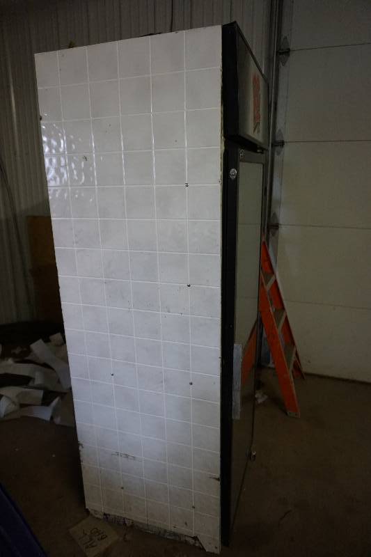 lot 4 image: Cornelius Commercial Glass Door Refrigerator