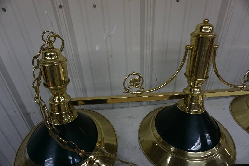 lot 3 image: 3 Light Billiard Pool Table Game Room Light  With Chains