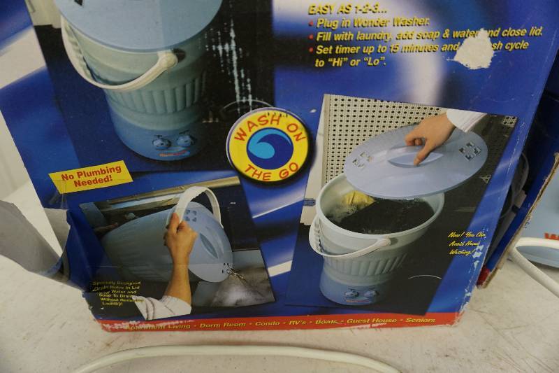 lot 154 image: Wonder Washer Go Anywhere Portable Electric Wash Machine