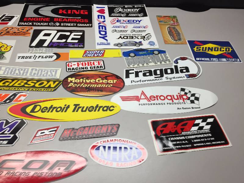 lot 49 image: PERFORMANCE STICKERS