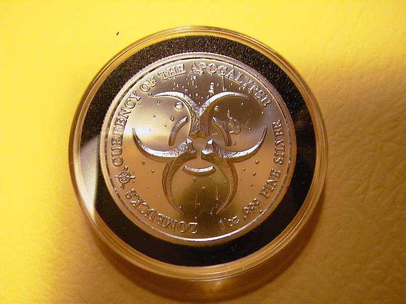 30. 2018 SILVER ZOMBUFF ZOMBUCKS 1 TROY OZ .999 FINE AMERICAN BUFFALO