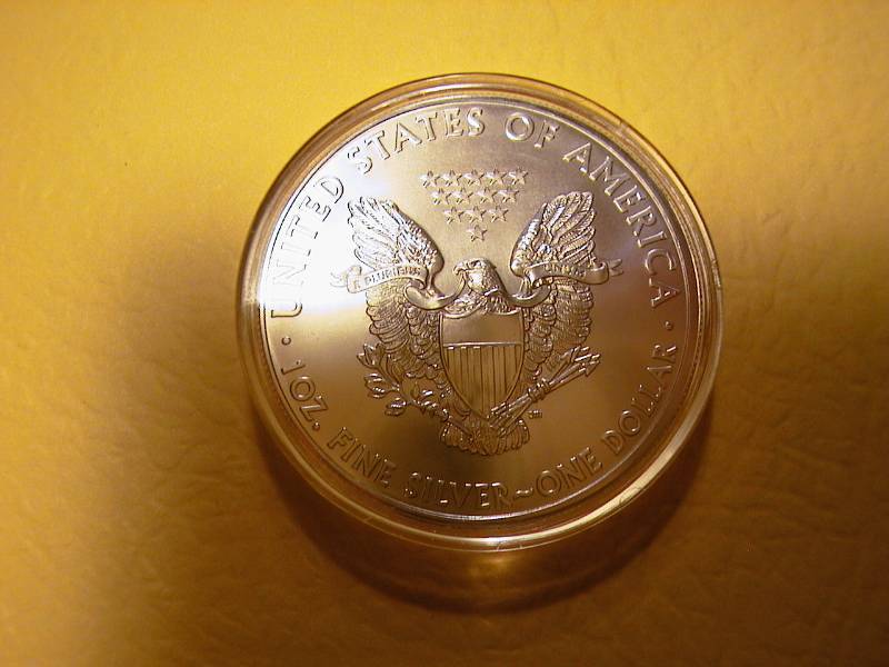 39. 2011 Silver American Eagle Bullion Coin BU 1 Troy Oz.