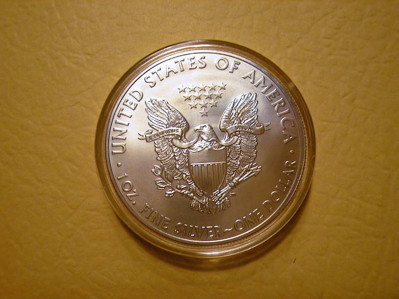 44. 2011 Silver American Eagle Bullion Coin BU 1 Troy Oz